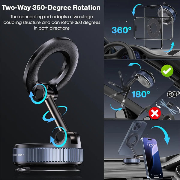 Magnetic Foldable Car Phone Mount